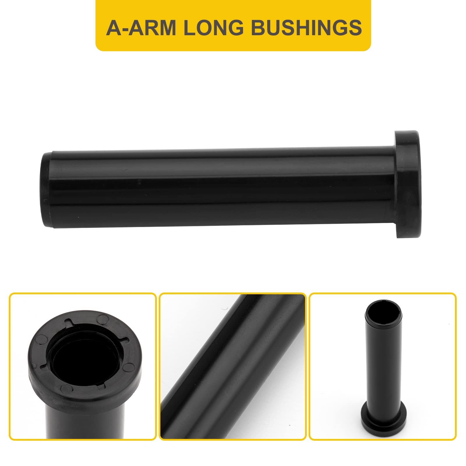 Wsays Kit boccola braccio A sospensione boccola HDPE inferiore di controllo compatibile con Polaris Sportsman 335 400 450 500 570 700 700 800