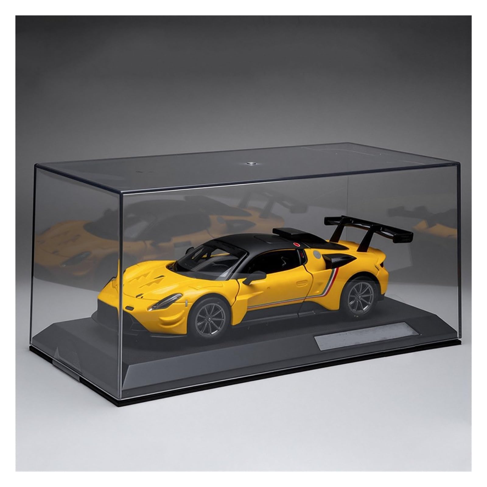 Btwodian Scale Model Car 1:32 For Maserati GT2 Alloy Die Casting Model Car Ornaments(Yellow)