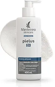 Shampoo Anticaspa Pielus Di - 400ml - Limpeza e Auxílio no Controle da Caspa - Sensação Refrescante e Conforto para o Couro Cabeludo - Mantecorp