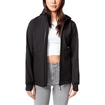 ALPINE NORTH Mackenzie Womens Softshell Windbreaker Jacket, Waterproof Fleece Lined Hooded Spring and Fall Ladies Coat