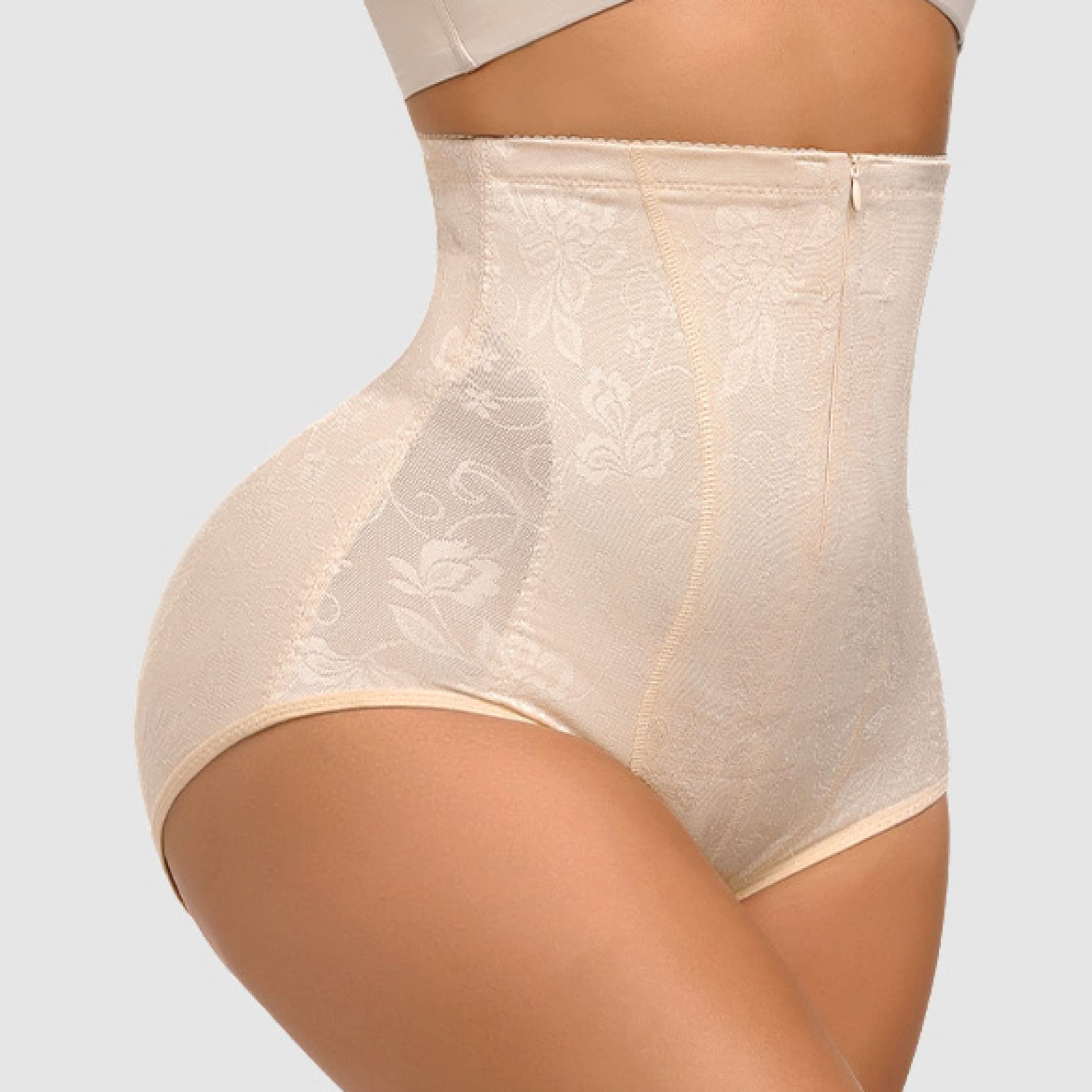 Majtki modelujące z wysokim stanem dla kobiet - legginsy wyszczuplające i wyszczuplające brzuch, miękka i oddychająca bielizna Baterie domowe