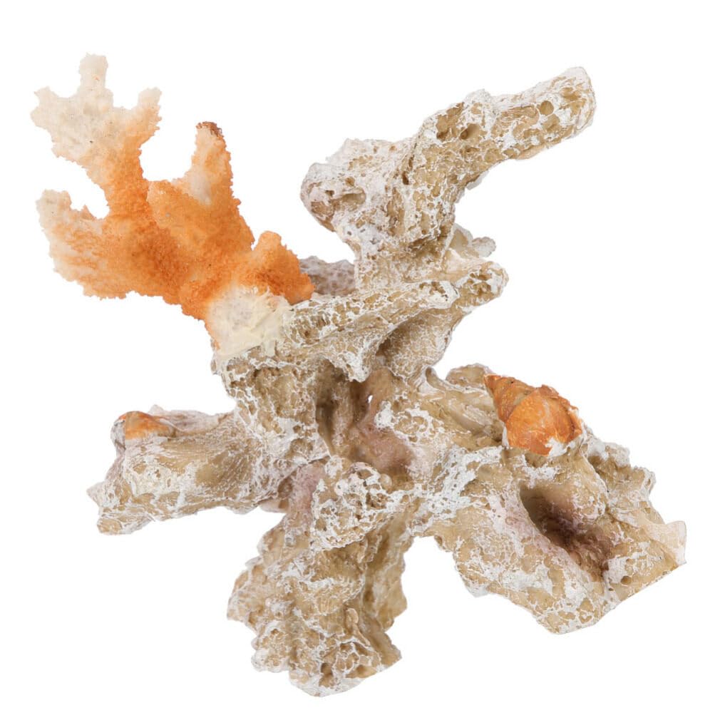 Reef Aquarium Fish Tank Decorations 5 03X4 92X2 08 Inch Resin Coral Ornament Mini Artificial Coral Hideout for