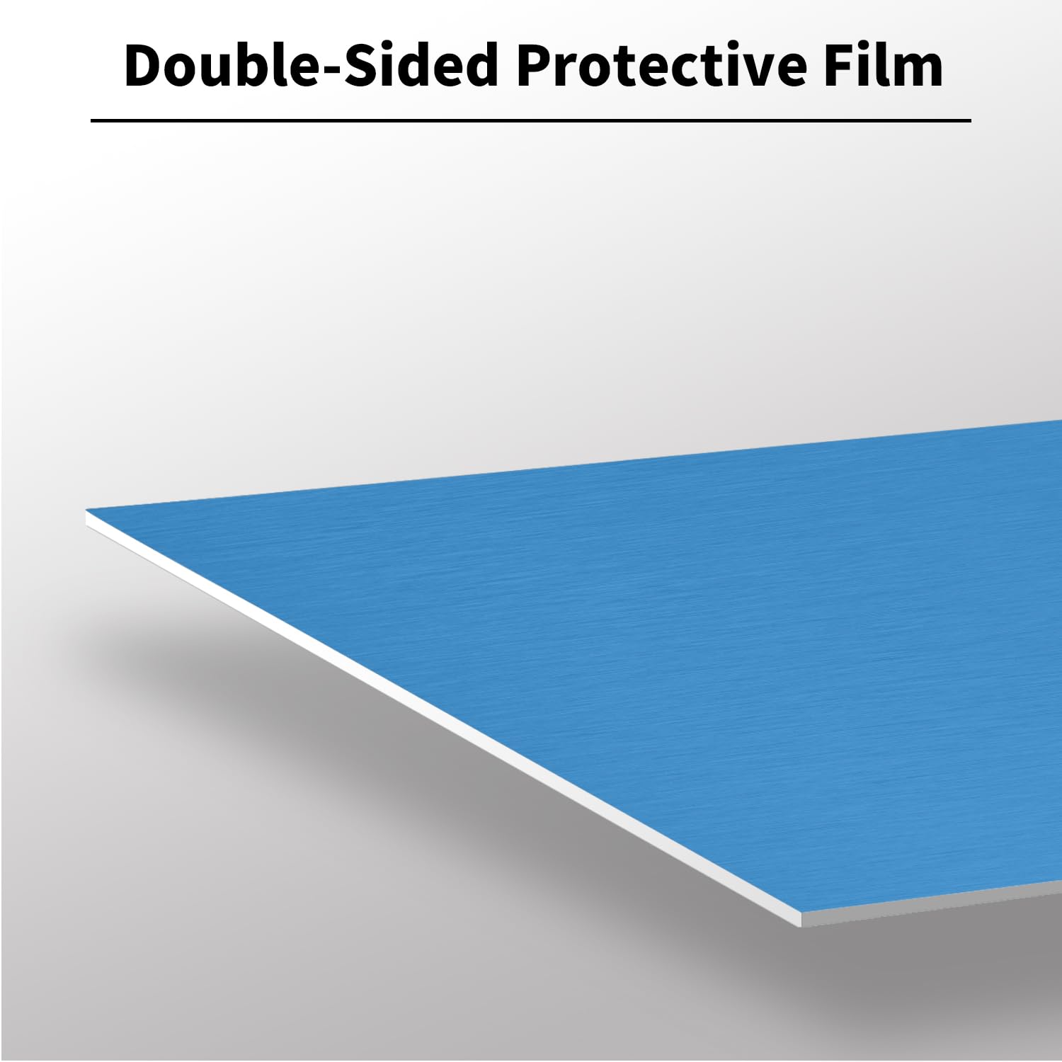 2 PCS 6061 T651 Aluminum Sheet, 2" x 2" x 1/32" Metal Plate Covered with Protective Film, 0.8mm Aluminum Plate for Crafts, Model Making, Metal DIY Projects