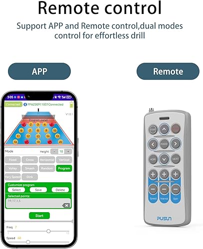 Miniatura 4 de Máquina de pickleball PP Smart PRO, lanzador automático profesional de bolas con aplicación y control remoto, capacidad de más de 80 bolas,