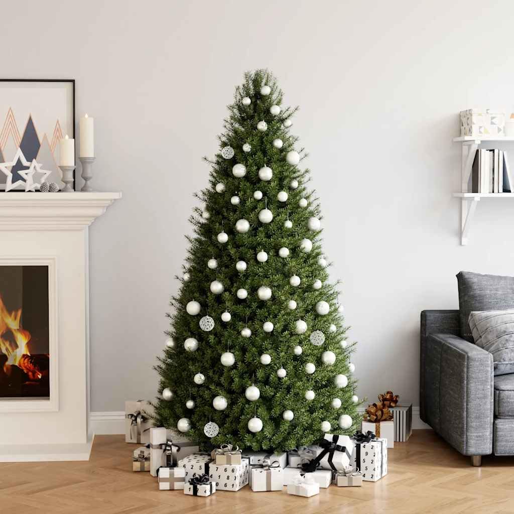 Boules de Noël blanc 100 pcs élégance et finitions haut de gamme