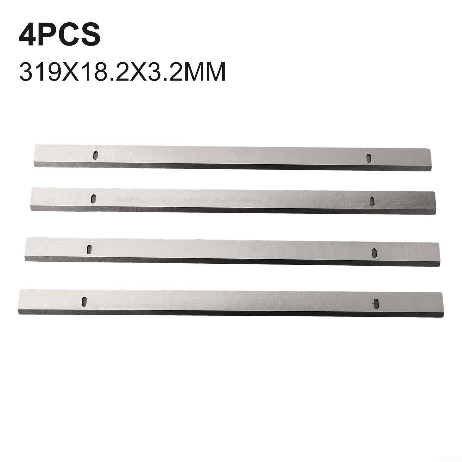 Confezione da 4 lame per pialla HSS 319 x 18,2 x 3 mm per pialla ETP1531AK con prestazioni di taglio di lunga durata per progetti professionali e fai da te di lavorazione del legno