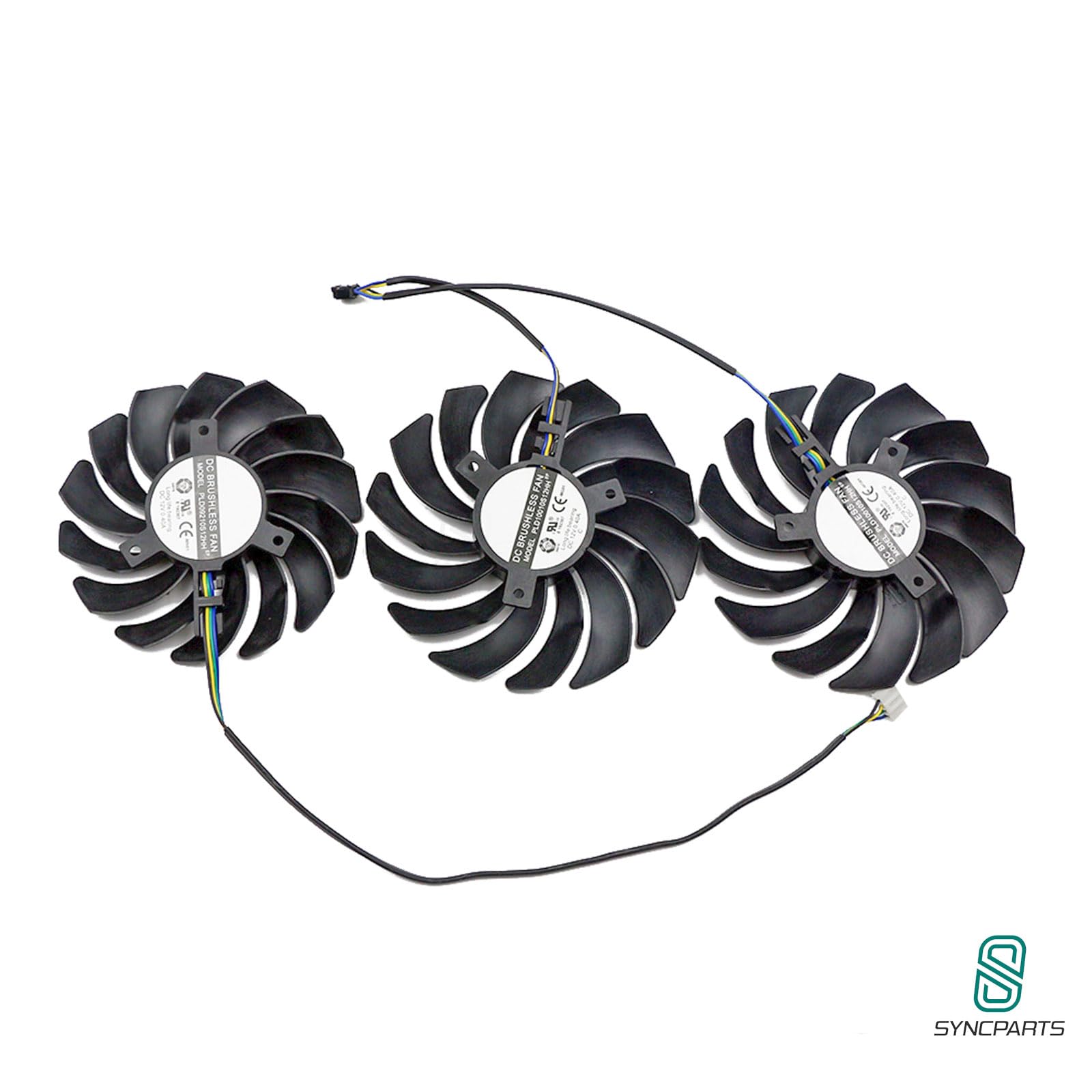 Ventilateur de rechange pour carte graphique MSI RTX 2070 Super 2080 Ti Gaming X Trio (lot de 3 ventilateurs)
