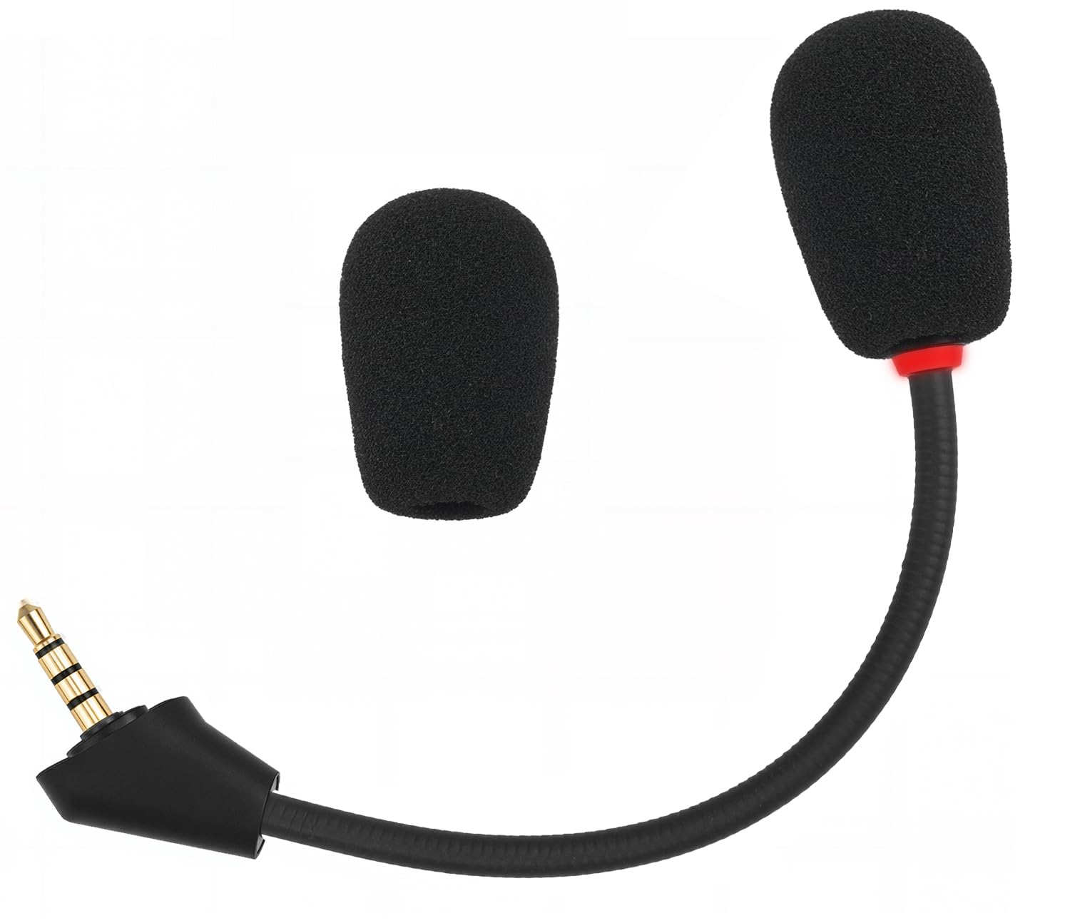 Replacement Mic Compatible with HyperX Cloud Alpha Wireless Gaming Headset – Detachable Noise-Canceling Boom Microphone with LED Mute Indicator Light-image-49