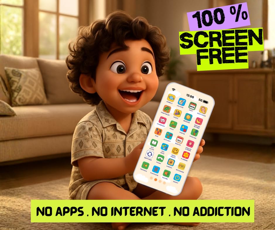 Image of Multi Language EduPhone | Educational, Screen - Free Toy |Type-C Rechargeable | 10 Indian Languages | 28 Functions | Flash Function | 20 Educational topics for Age 2 Year to 10 Years