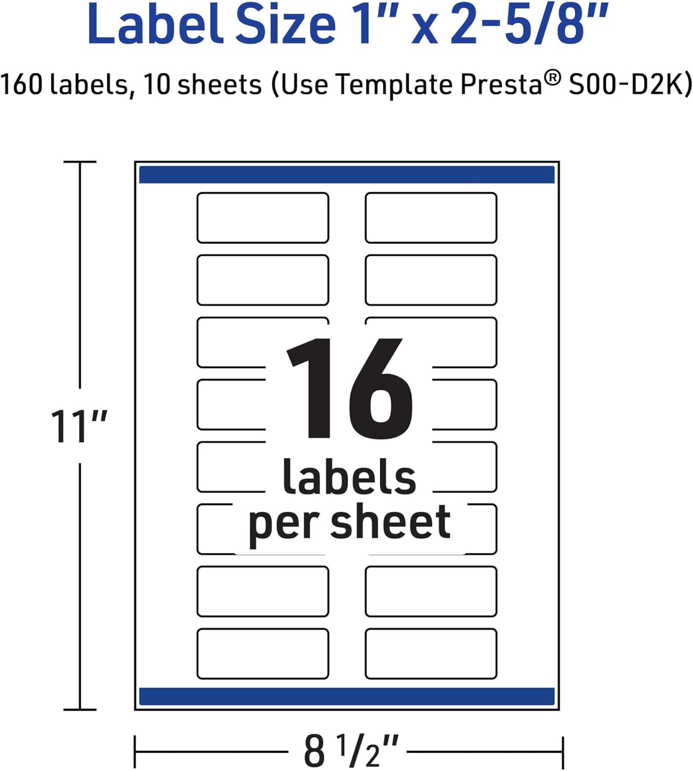 Avery Printable Rectangle Labels, Sure Feed Technology, Double Gold Border, Florals Design, 1" x 2-5/8", Glossy White, Permanent Adhesive, Laser/Inkjet, 160 Total, Great for Addressing