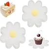 Disposable Dishes, Paper Plates 20Pcs Flower Shape Plates 7Inch Disposable Daisy Plates for Baby Shower Birthday Wedding Party Supplies