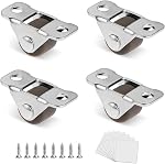 8 Pack 1/2 Inch Mini Fixed Caster Wheels, Non-Swivel Low Profile Rigid Casters, Silent Rubber Little Sticky Wheels for Furniture, Countertop Appliances, Sliding Trays, DIY Small Projects