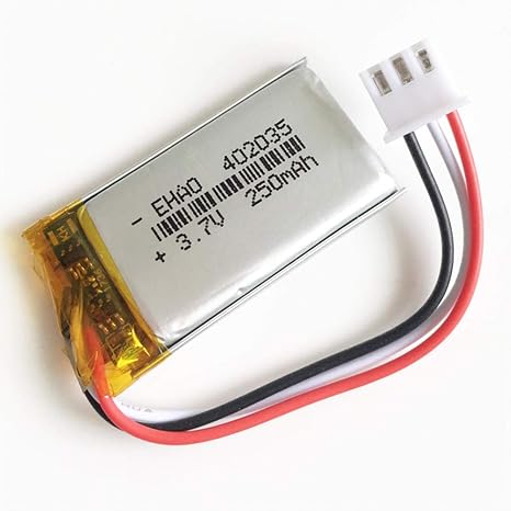 Amazon Co Jp Jst 3pinプラグリチウムポリマー充電式バッテリーlipo搭載3 7v 250mah 402035 Jst 3ピン2 54mm おもちゃ