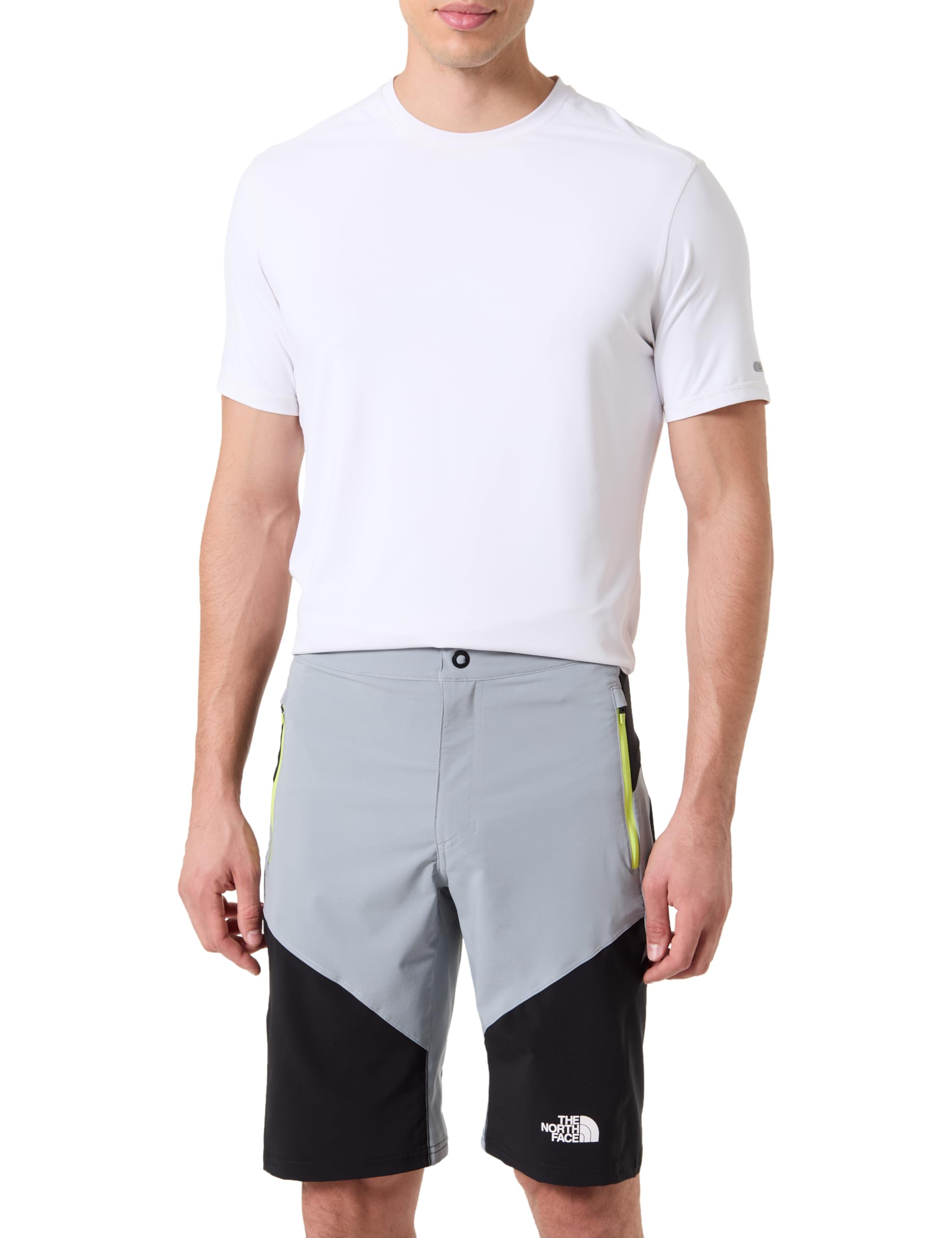 THE NORTH FACE NF0A825XBO7 M FELIK Slim Tapered Short Shorts Herren Monument Grey/TNF Black Größe 30