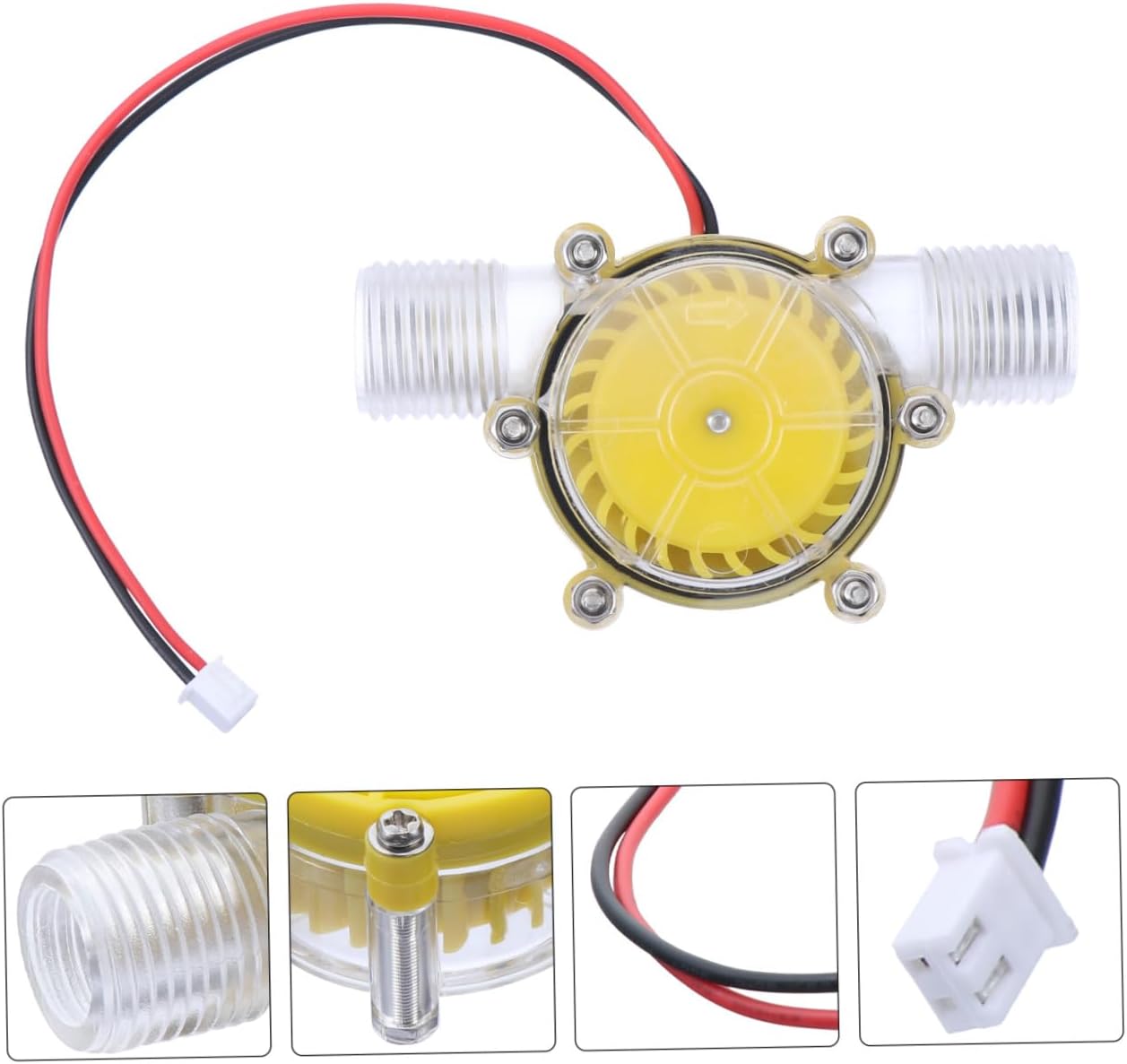 UPKOCH 12v Dc Micro Generator Water Powered Power Energy Generator Turbine for Outdoor Use Thread Output