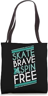 Figure Skating Ice Rink - Ice Skates Figure Skater Tote Bag
