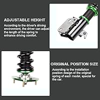 Vista 3 de ECCPP Puntales de coilover para Subaru Spring Shocks ajustables Coilovers Suspensión Amortiguadores y puntales Juego completo para 05-05 para Saab