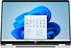 HP OmniBook 5 Flip 2 em 1 35.6 cm FHD+ Laptop com tela sensível ao toque | Intel Core 7 150U | Intel Graphics | Copilot | Retroiluminado | Prata | RAM DDR5 de 16 GB | SSD de 512 GB | Windows 11 Pro |