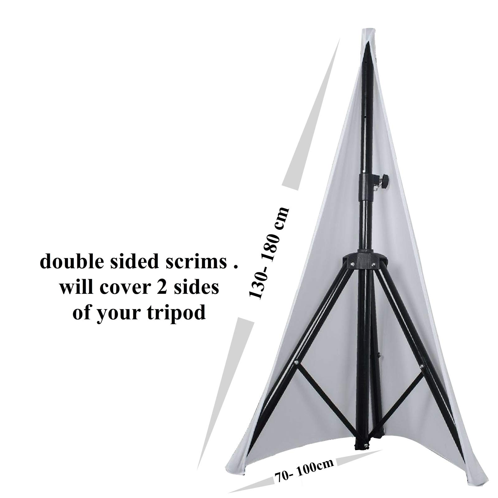 Toile pour pieds de haut-parleurs en élasthanne extensible, housse pour trépied, lycra double face