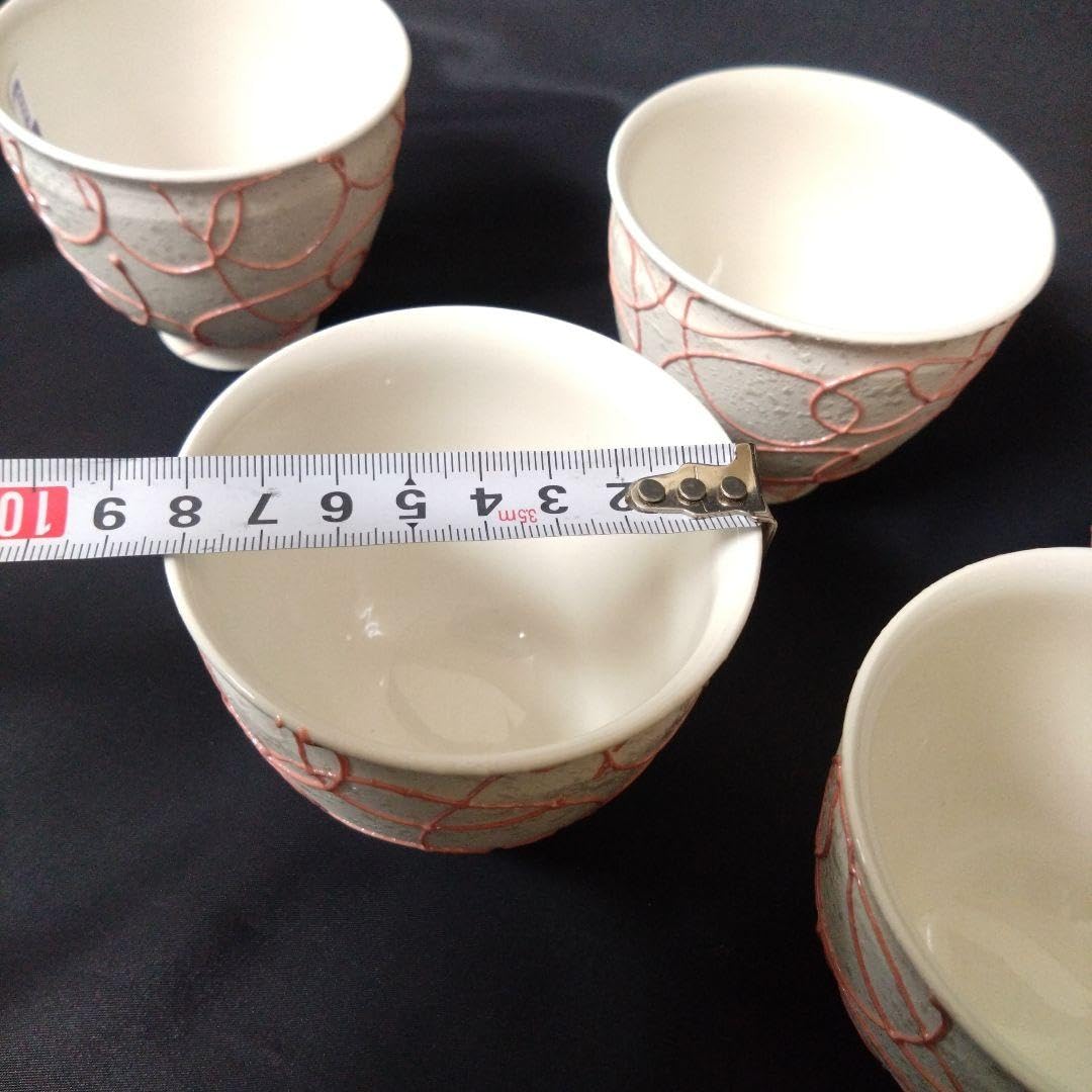 Amazon.co.jp: 保管品 有田焼 古千窯 湯呑み フリーカップ5個 元箱なし 