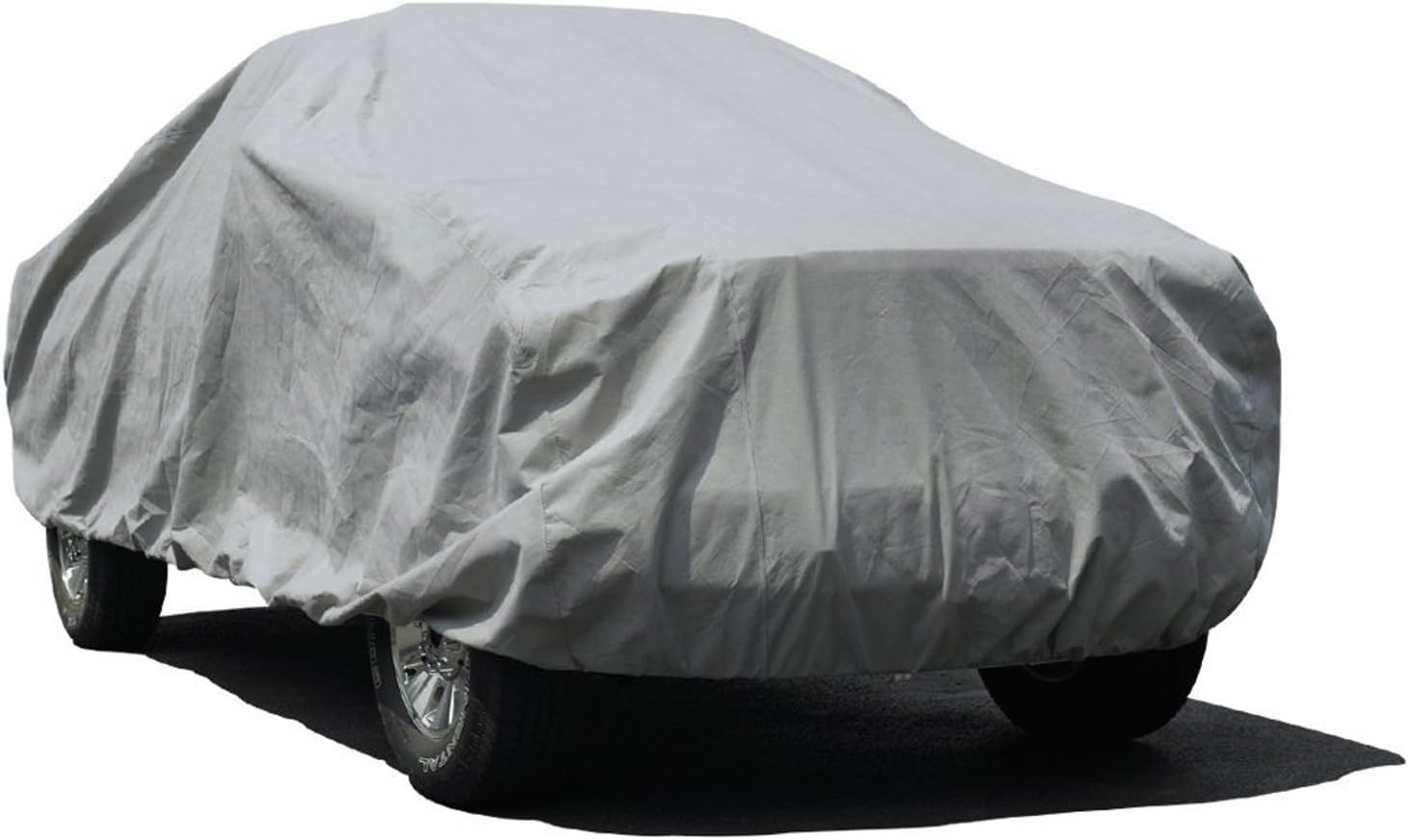 Budge Lite Truck Cover Indoor, Dustproof, UV Resistant Truck Cover Fits Full Size Trucks up to 237" L x 70" W x 60", Gray