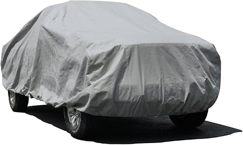 Budge Lite - Funda para automóvil compatible con sedanes de hasta 157 pulgadas, B-1 (polipropileno, gris)