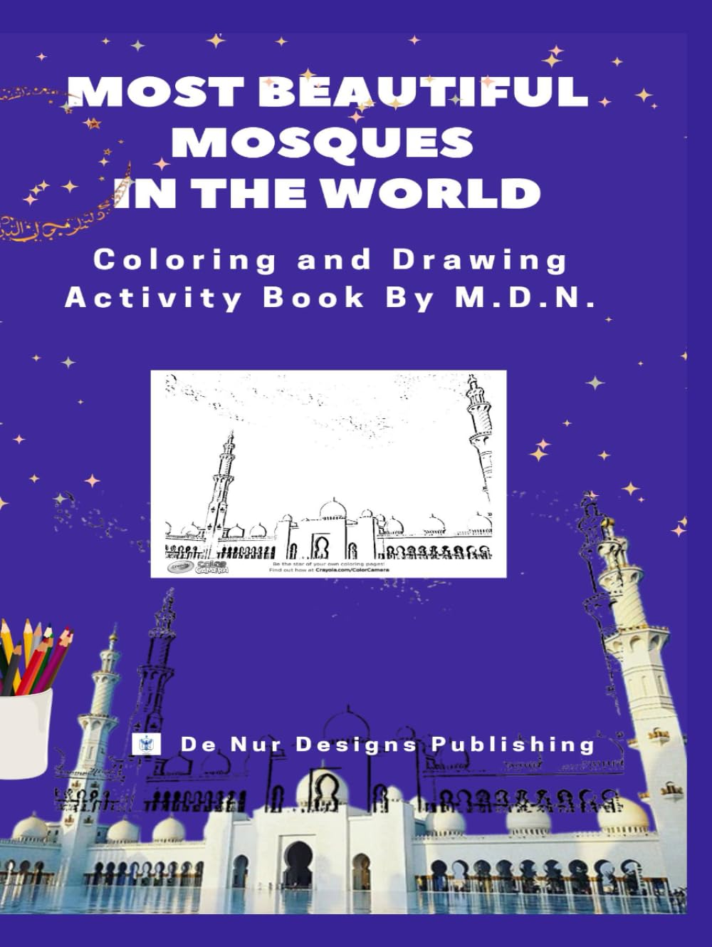 Album de coloriage mosquées du monde une idée cadeau originale pour les fêtes