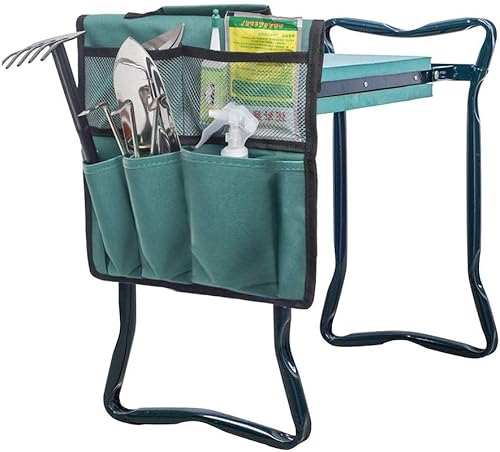 Miniatura 2 de Bolsa de herramientas de jardín para rodilleras, bolsa de almacenamiento portátil para herramientas de jardín con múltiples bolsillos para