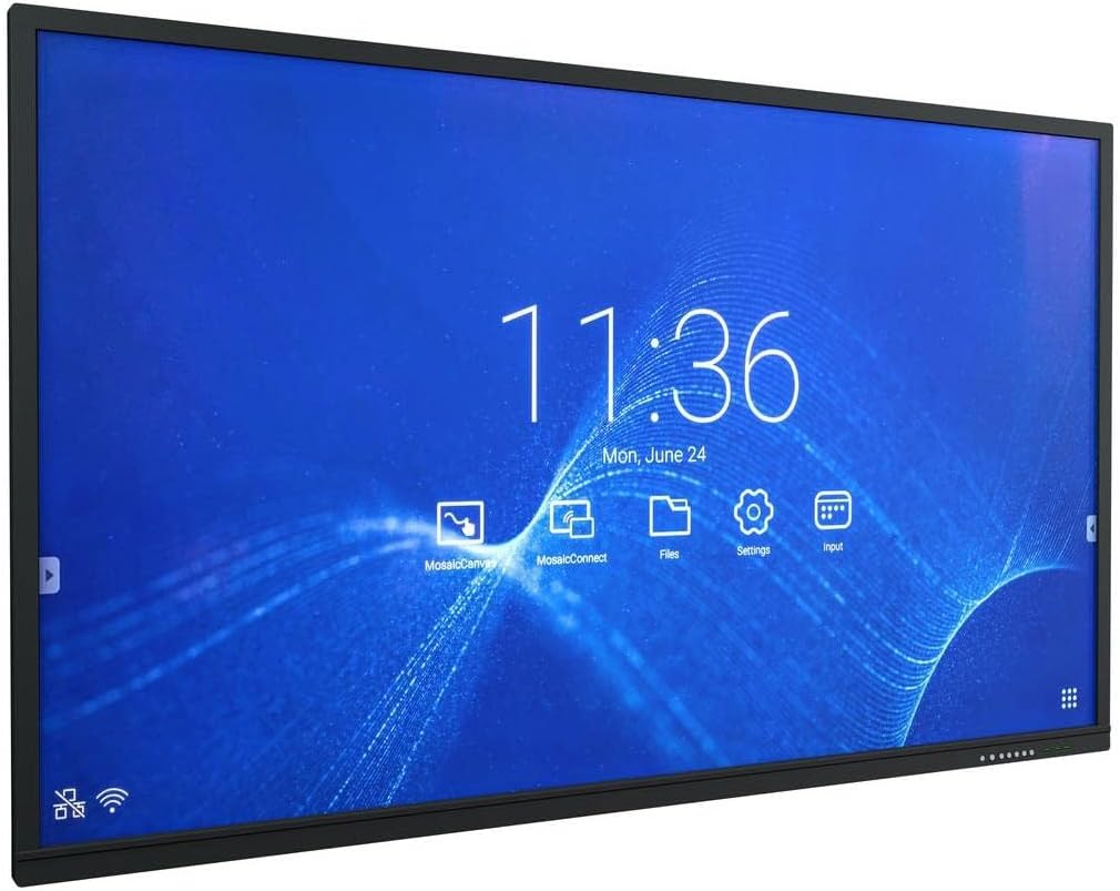 NEC CB751Q MultiSync - 75 inch Class LED Display - Interactive - 4K UHD (2160p) 3840 x 2160 - Direct-lit LED - Black