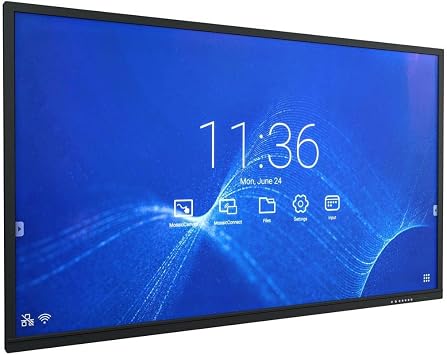 NEC CB751Q MultiSync - 75 inch Class LED Display - Interactive - 4K UHD 2160p 3840 x 2160 - Direct-lit LED - Black