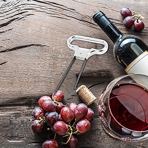 Aibecy Extrator de cortiça de duas pontas com tampa abridor Win-e Abridor de garrafas de cortiça Sac