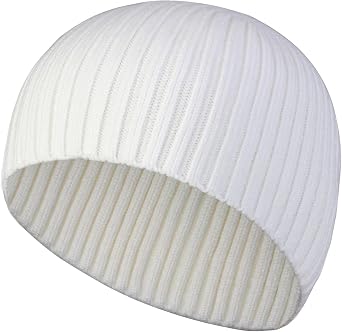 Heniho Winter Wool Beanies for Men Women, Warm Plain Toboggan Hats Ski Running Knit Skull Cap