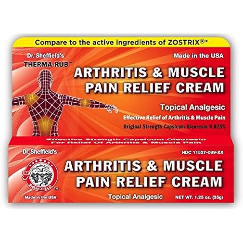 Dr. Sheffields Arthritis & Muscle Pain Relief, Therma Rub Cover