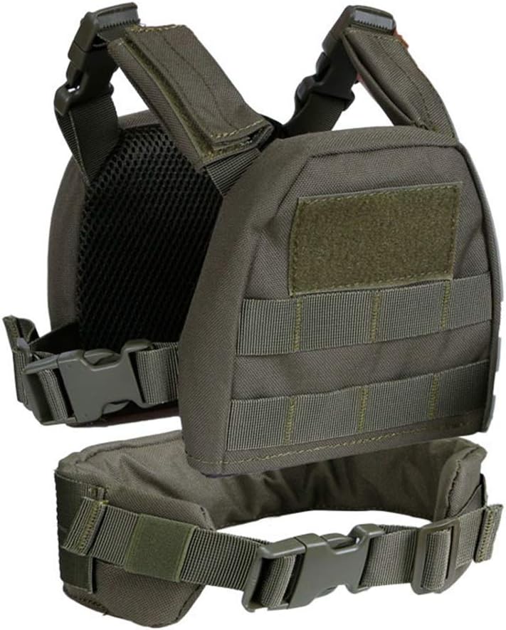 Outdoor Hunting Vests Kids Mini Airsoft Tactical Hunting Vest with Patrol Belt Vest XS/S for Kids 2-6 years