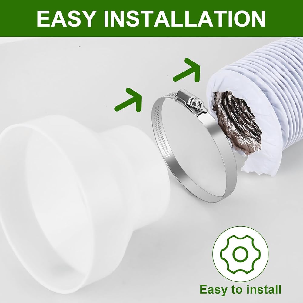 Hon&Guan Ducting Reducer 150mm To 100mm, 6 To 4 Inch | WhichOne