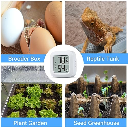 image for Reptile Tank Thermometer, Aggforbl High-Accuracy Digial Display Reptil
