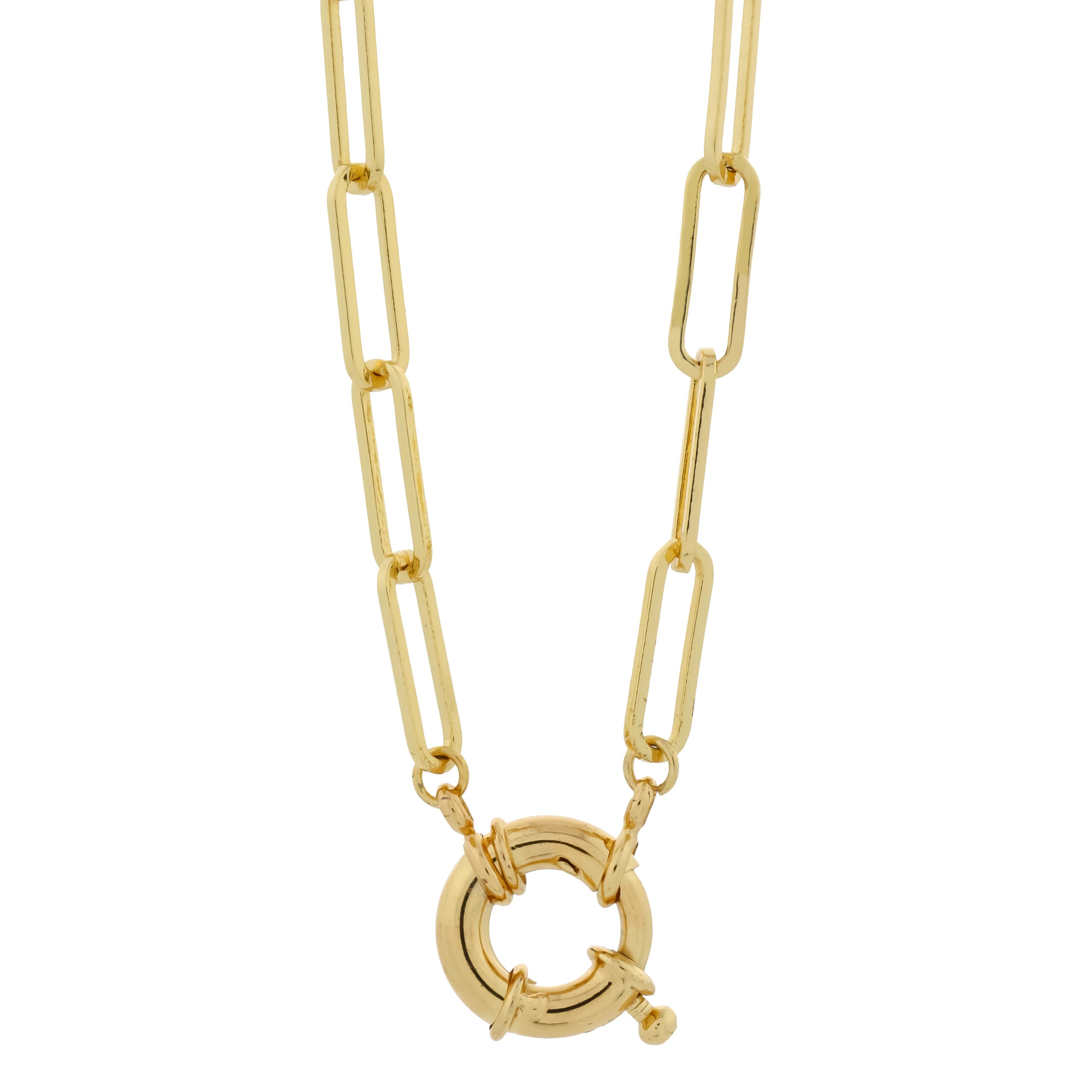 Gold tone for woman Stainless Steel Chain Plated Chain Link with Spring Ring Clasp Fashion Jewellery | Birthday Party, Anniversey Gift-image-33
