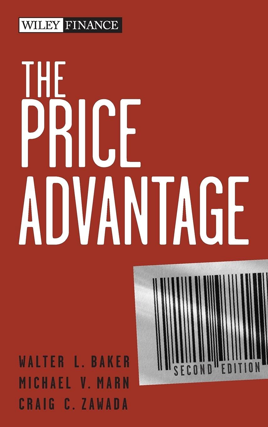 The Price Advantage 2e Marn Hardback John Wiley & Sons 9780470481776