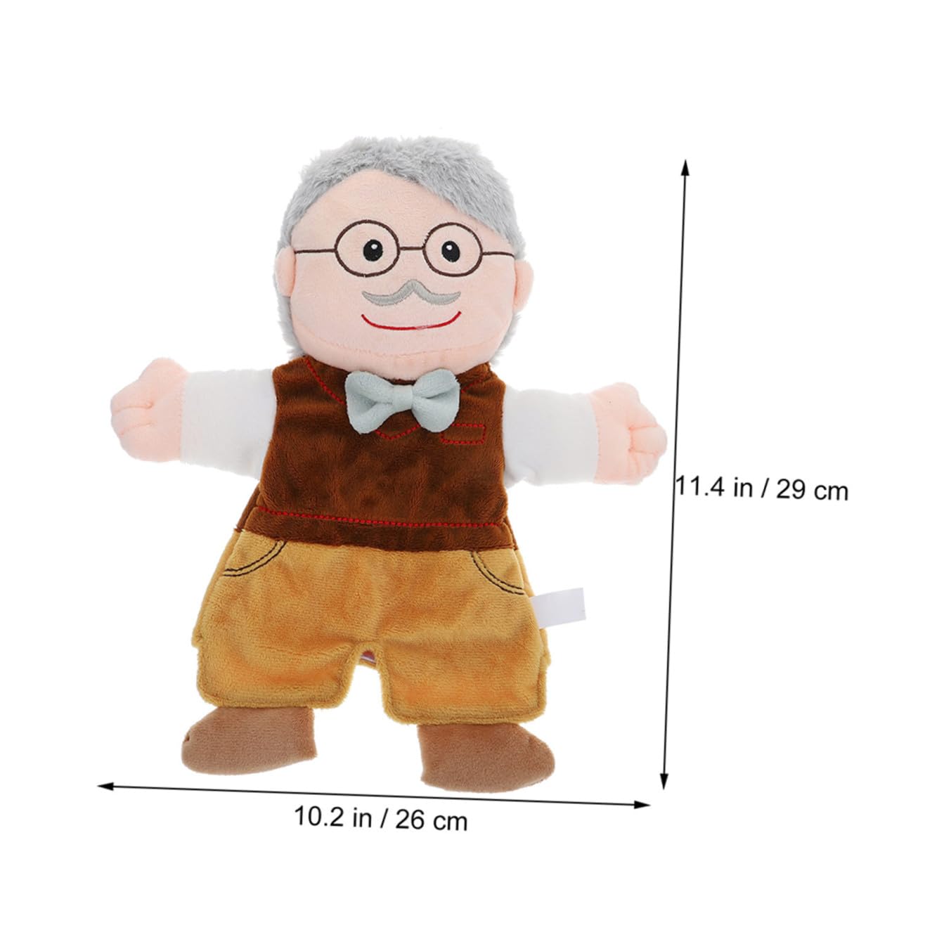 Títere de Mano 2 Piezas de Felpa y PP Cotton, Juguete de Mano para Niños | Marioneta de Mano para Niños, Figura de Juguete Hora del Cuento, Decoracion Colegio