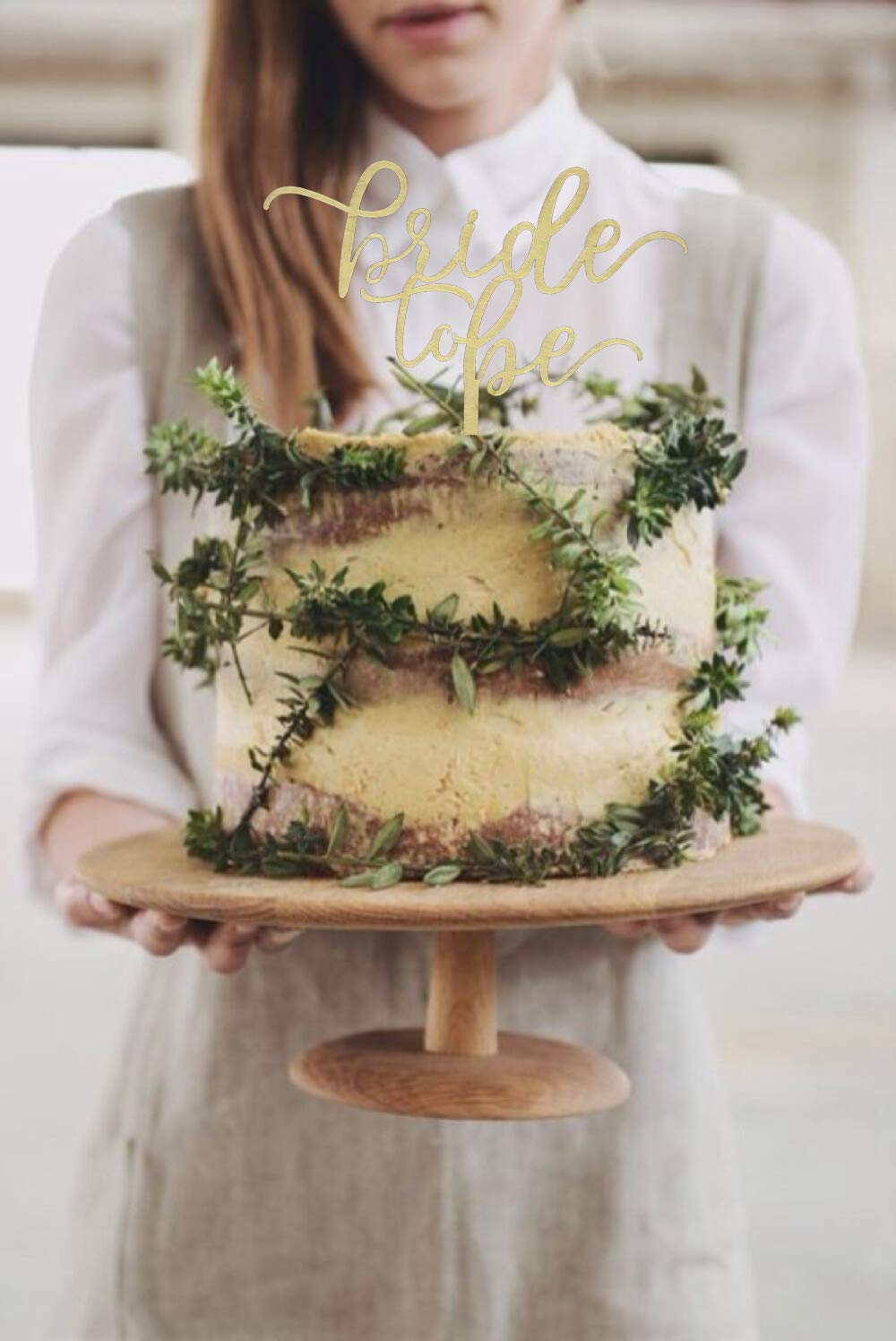 Decoración rústica de madera para tarta de novia, decoración de boda, despedida de soltera, fiesta de compromiso, tarta o postre