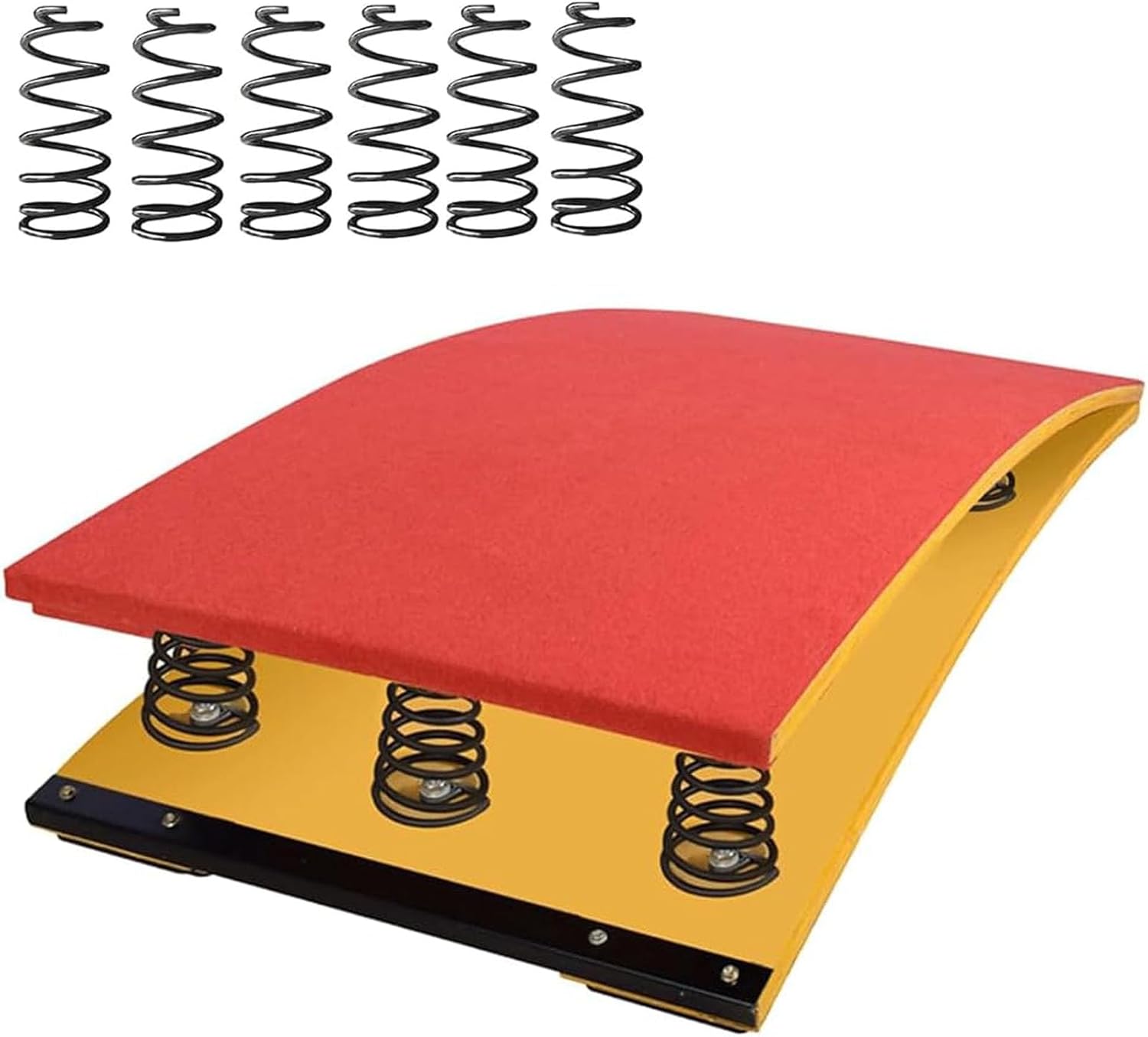 Anti-Skid Springboard Gymnastics Springboard Big Kids Junior Gymnastics Springboard, for Vault Home Vault Mini Trampoline, for School Home Gym Bar Basement,Green,Red