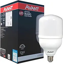Lâmpada Bulbo HP LED, 50W, Luz branca 6500K, soquete E27, Bivolt, Avant