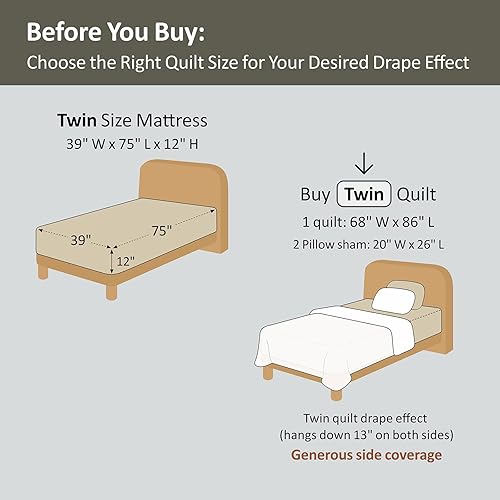 Miniatura 3 de Juego de ropa de cama y colecciones tamaño individual, moderno, rústico, bohemio, de lujo, de punto neutro, edredón reversible azul suave y ligero