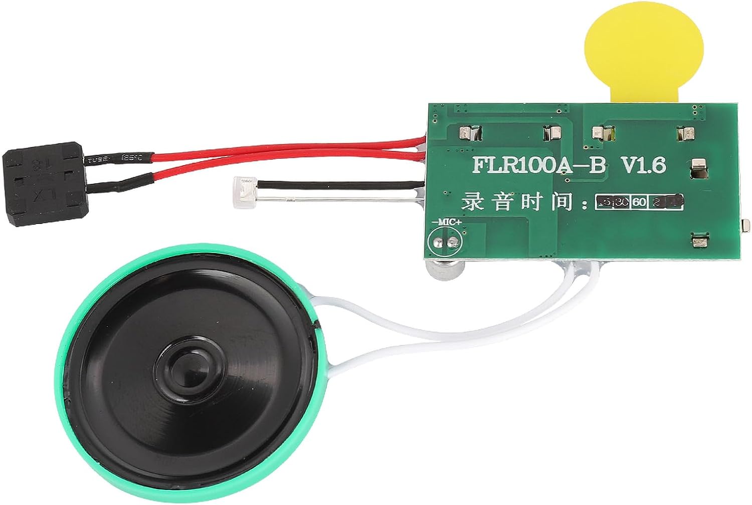 FOSA 60 Seconds Recordable Voice Sound Chip, Recordable Sound Module for DIY Greeting Cards, with Light Activation & Replaceable Battery