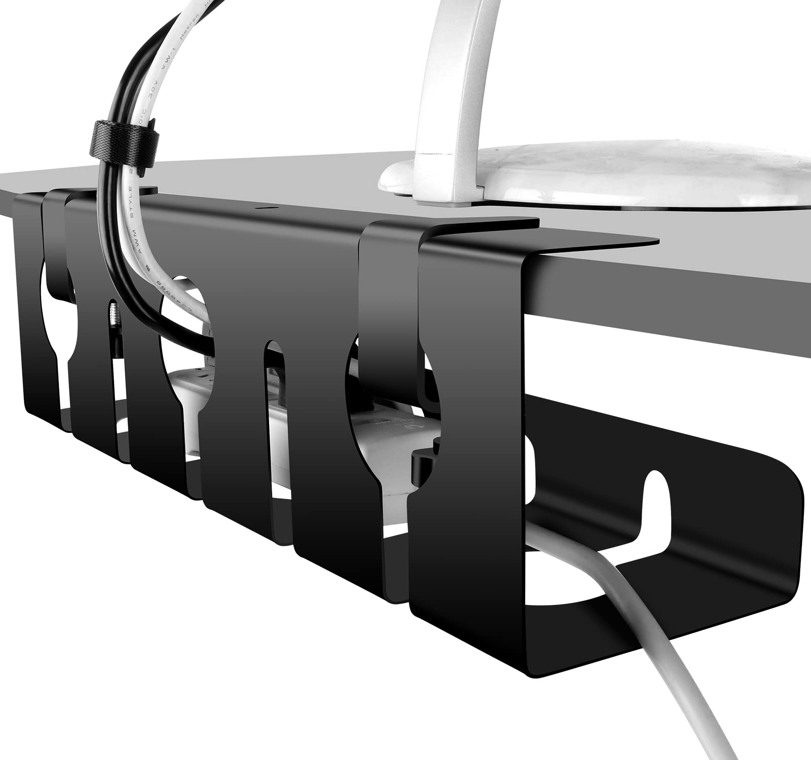 Buy Under Desk Cable Management Tray No Damage to Desk, Perfect
