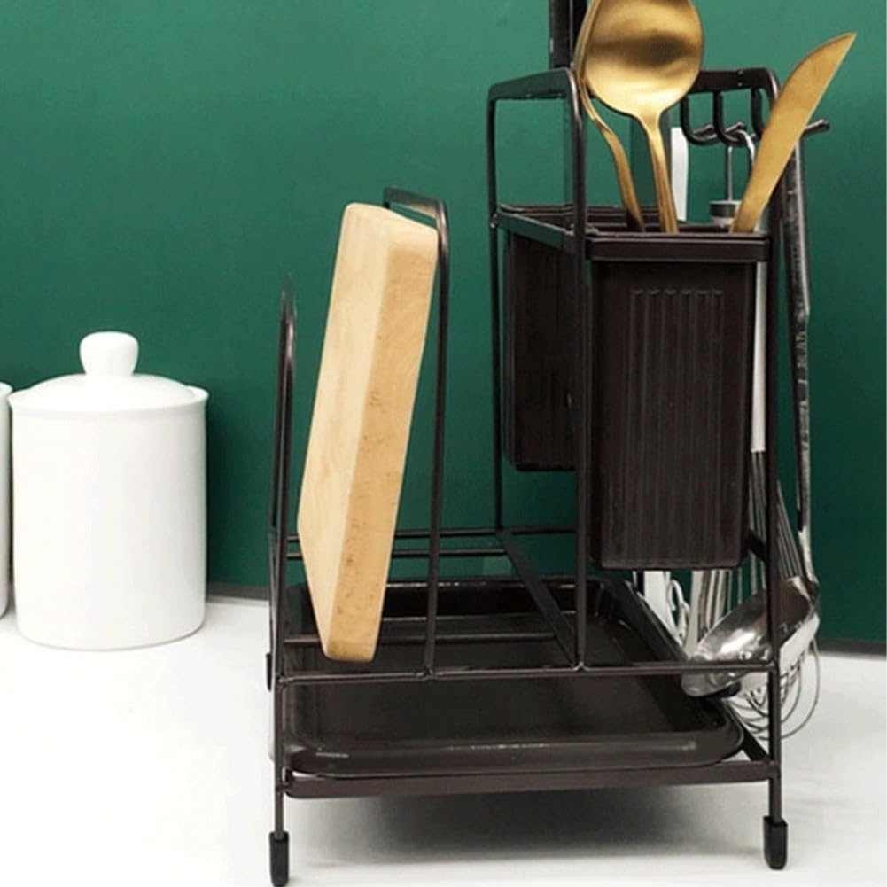 Portataglieri Acciaio al Carbonio 26cm Multifunzione(coffee) | Design multifunzione, taglieri e utensili, acciaio al carbonio per robusto, per stile , per facile pulizia