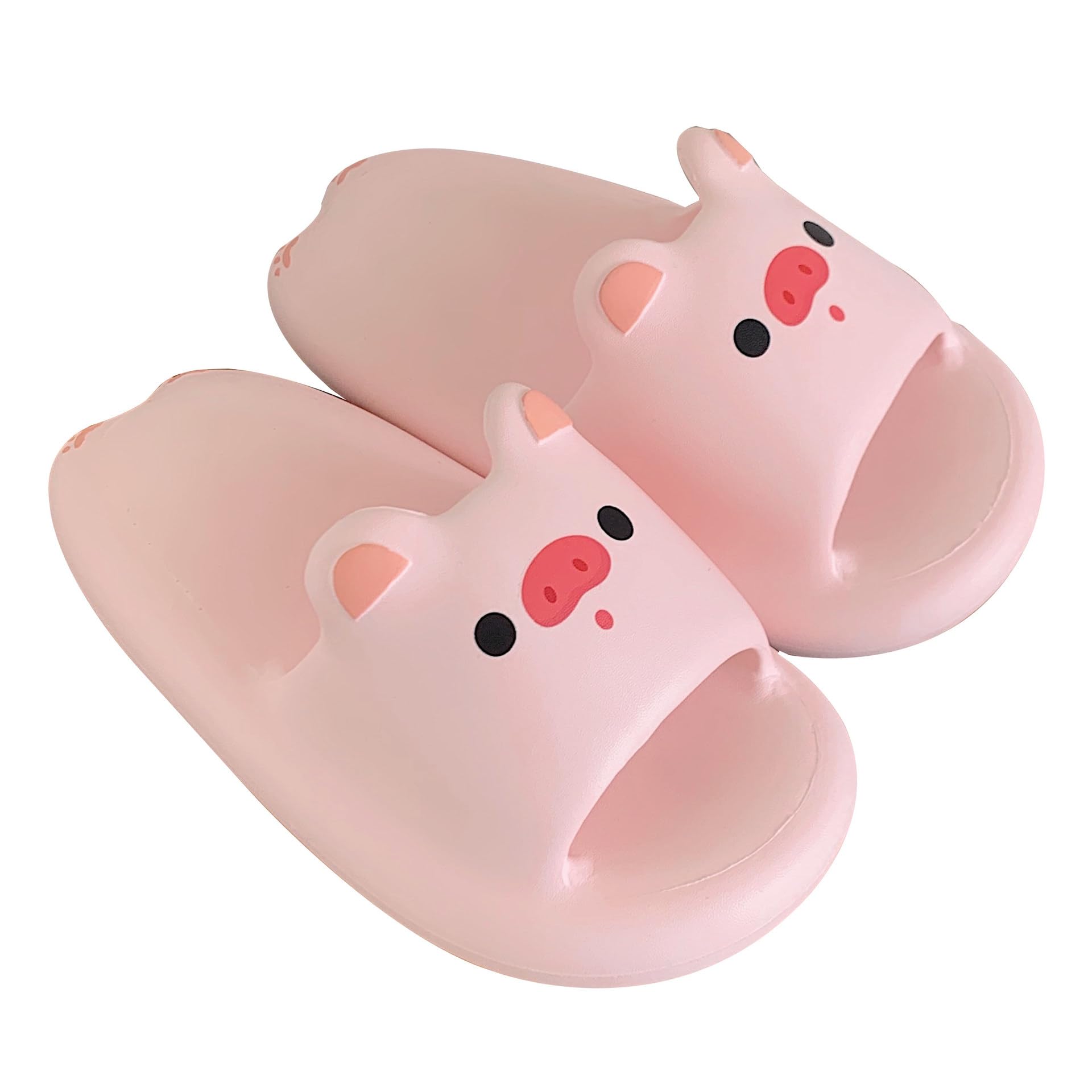 Roze slippers (zachte hiel) - Slippers met schokdemping - Prijs €31,95