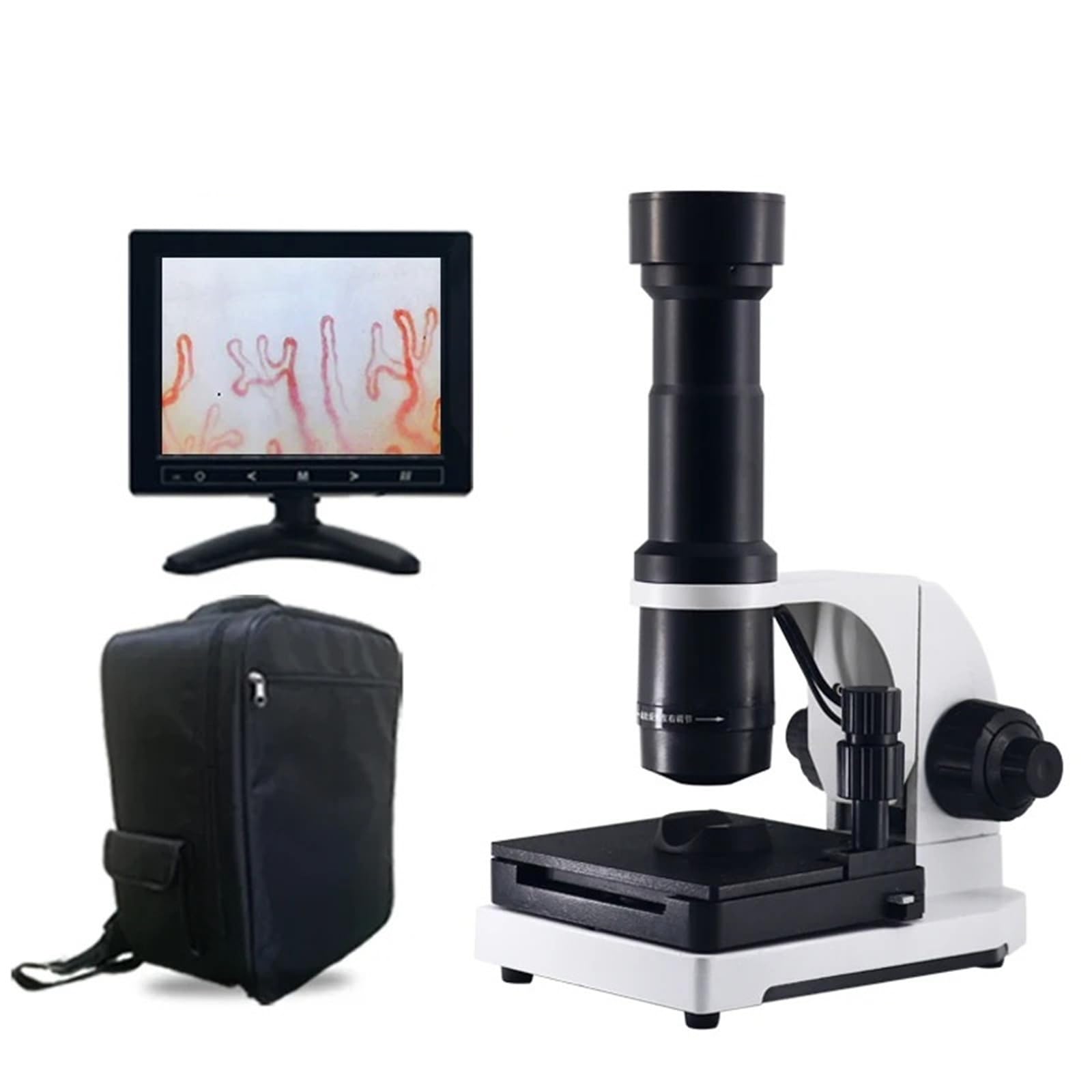 Microscopio, Microscopio digitale professionale HD TV AV USB LCD da 8'',Prodotti scientifici e da laboratorio