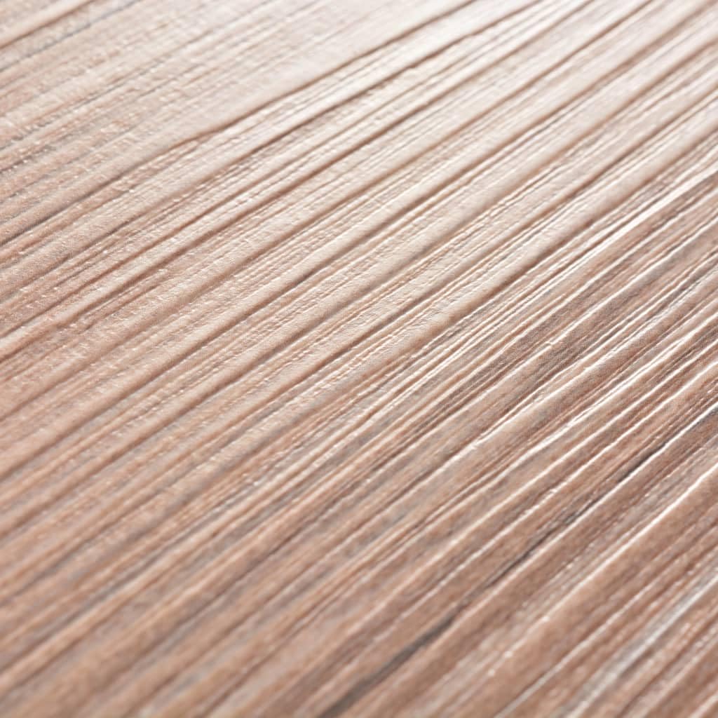 vidaXL Listoni Pavimenti Autoadesivi in PVC 2,51 m² 2mm Rovere Marrone