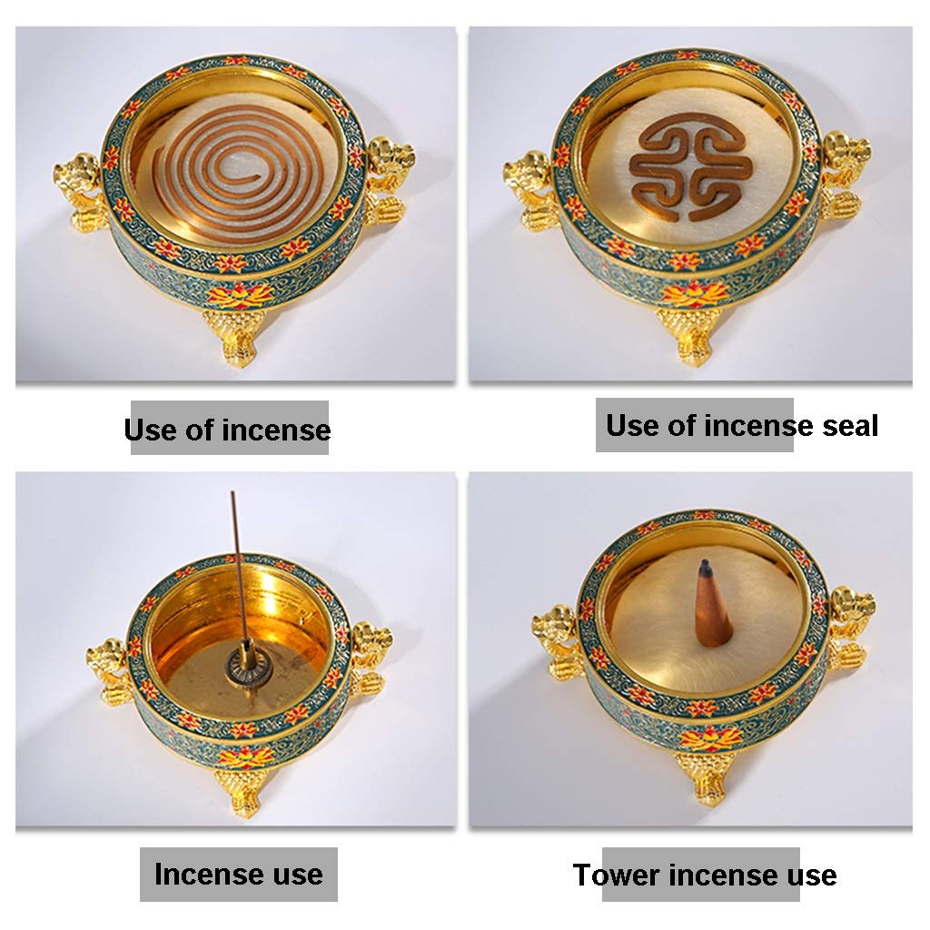 Räuchergefäß Räucherstäbchenhalter, Weihrauchbrenner, Mückenspirale Halter Inhaber des Inhabers, Kreativer Dekoration Für Metallische Weihrauchbrenner Für Das Heim-Innenhotel